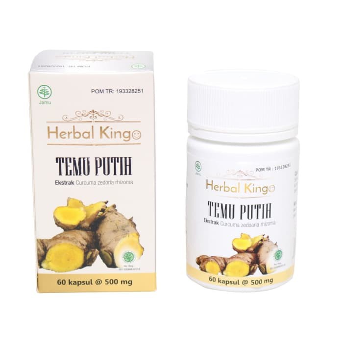 King Herbal Kapsul Temu Putih Herbal King Shopee Indonesia