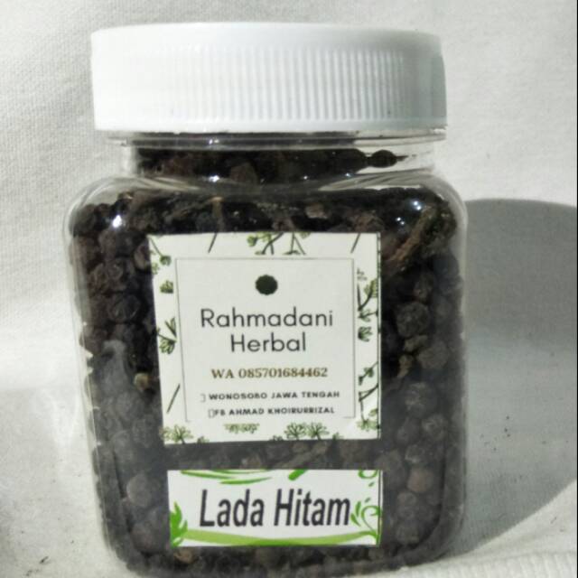 

Lada hitam Bubuk dan Biji