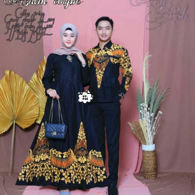 couple batik terbaru/couple batik motif mewah/couple terlaris