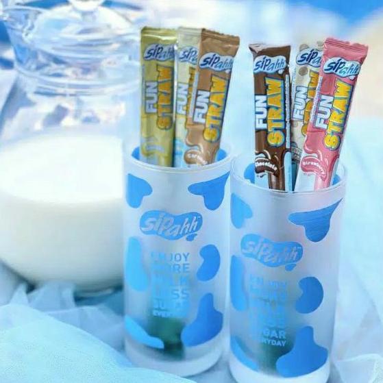 

Terlaris Bulan Ini!! Sipahh Fun Straw pack 1's / sedotan susu unik pemberi rasa Sipah New