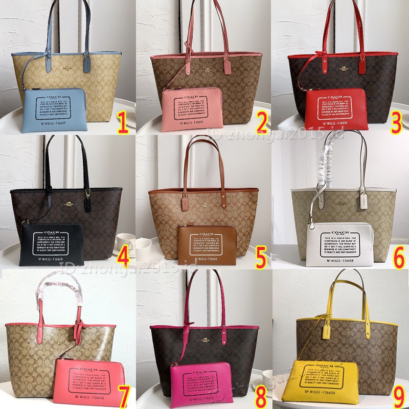COACH / F36658 / Tas bahu wanita / Tas Handbag / Bahu Original Bahan Kulit Pu