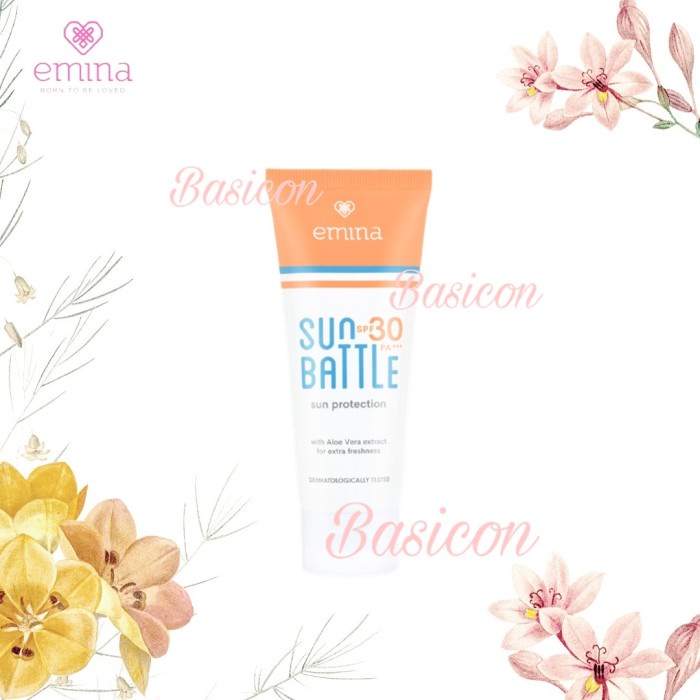 EMINA SUN PROTECTION SPF 30 / EMINA SUN BATTLE SPF 45 PA+++ - BATTLE SPF30