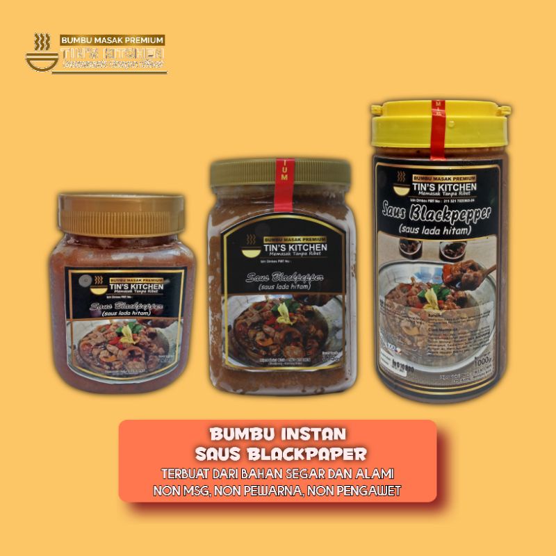 

Tin's kitchen BPS bumbu masak instan blackpaper saus homemade