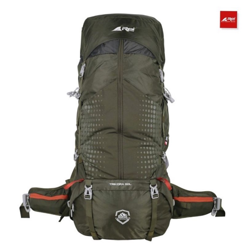Tas Carier Arei Trikora 60L Tas Keril Gunung Outdoor Hiking Camping