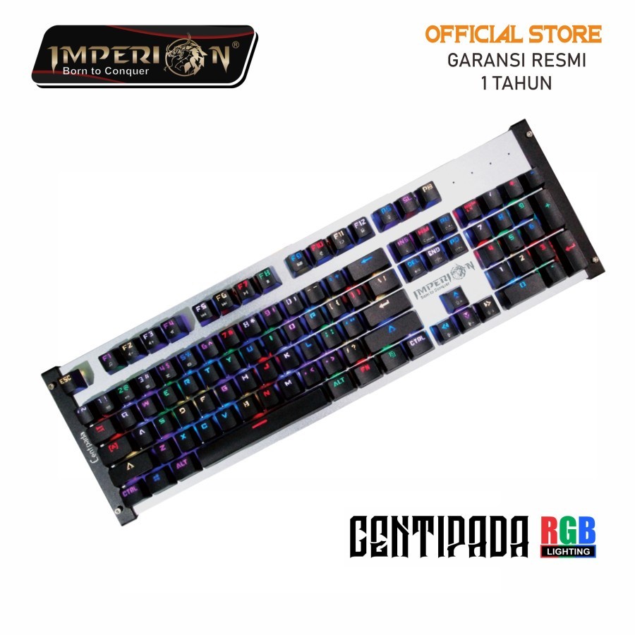 Keyboard Gaming Imperion Centipada KG-C10R Mechanical, RGB