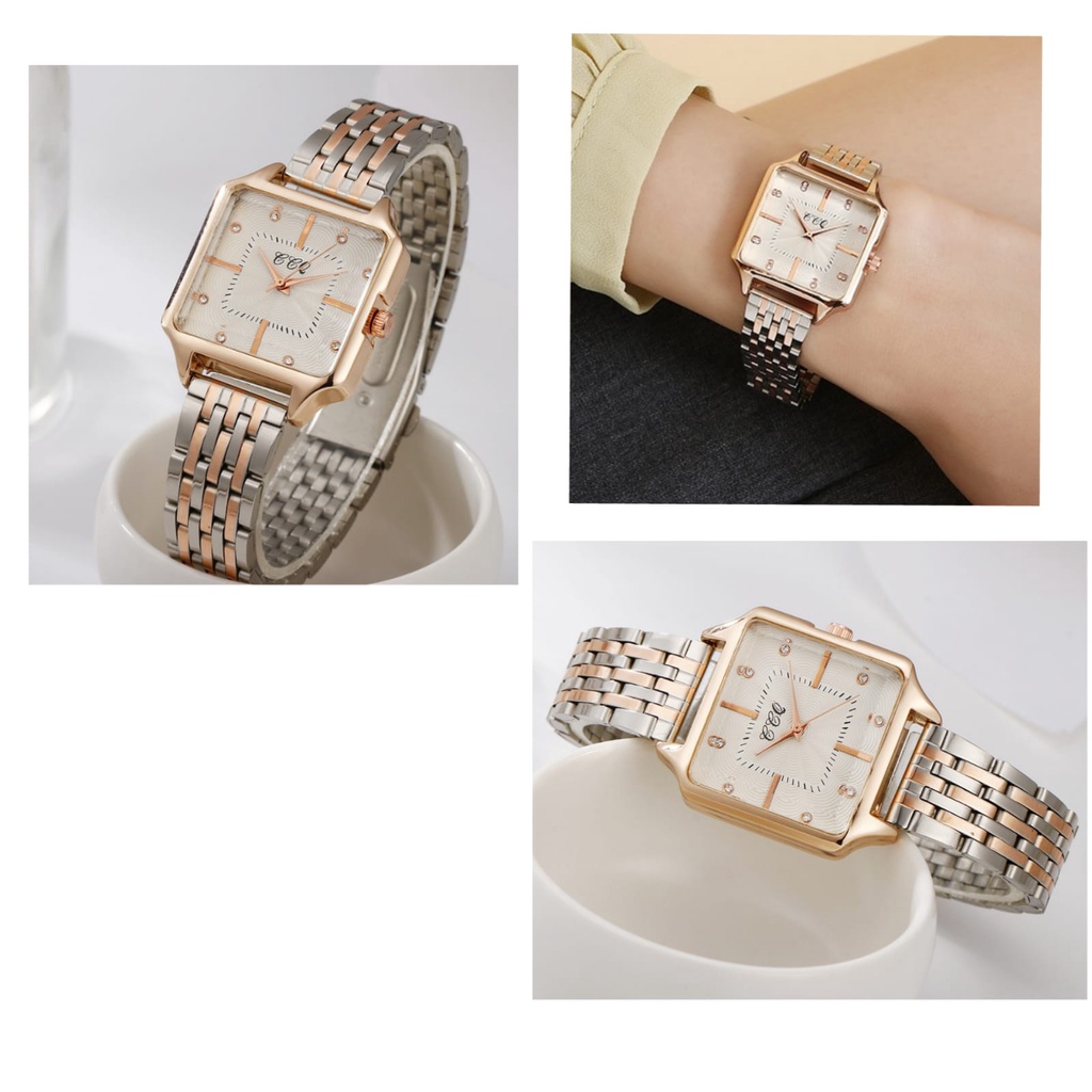 JAM TANGAN WANITA PESTA RANTAI SILVER MEWAH ANALOG CEWEK NADIA JAM108S3 IMPORT PREMIUM KOREA STAINLESS KEKINIAN MURAH FASHION SIMPLE CASUAL BRANDED ORIGINAL