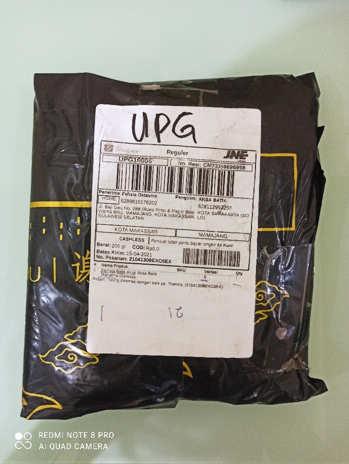 Kemeja Batik Anak Aksa Batik Mahatma Claressa