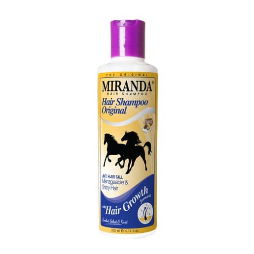 MIRANDA HAIR SHAMPOO ORIGINAL ANTI-HAIRFAL SHAMPOO KUDA KEMASAN BARU