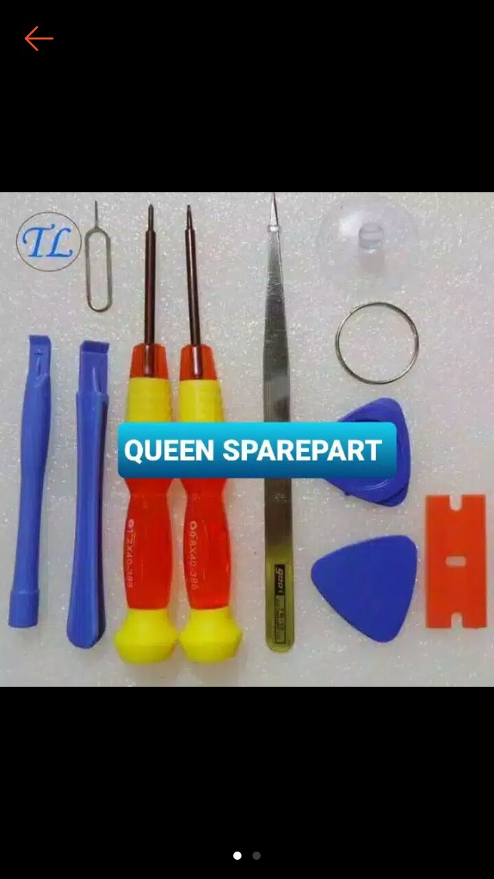 Toolset Obeng Sett 10 In 1 Alat Buka Lcd Touchscreen Casing Reparasi Sparepart Handphone