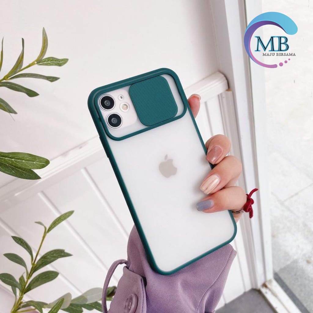 Softcase Slide Pelindung Kamera I ph0ne 6 6+ 7 7+ 8 8+ Se 2020 X Xr Xs Max MB2006