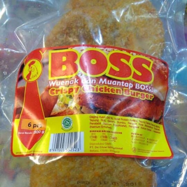 

Boss burger ayam 6s