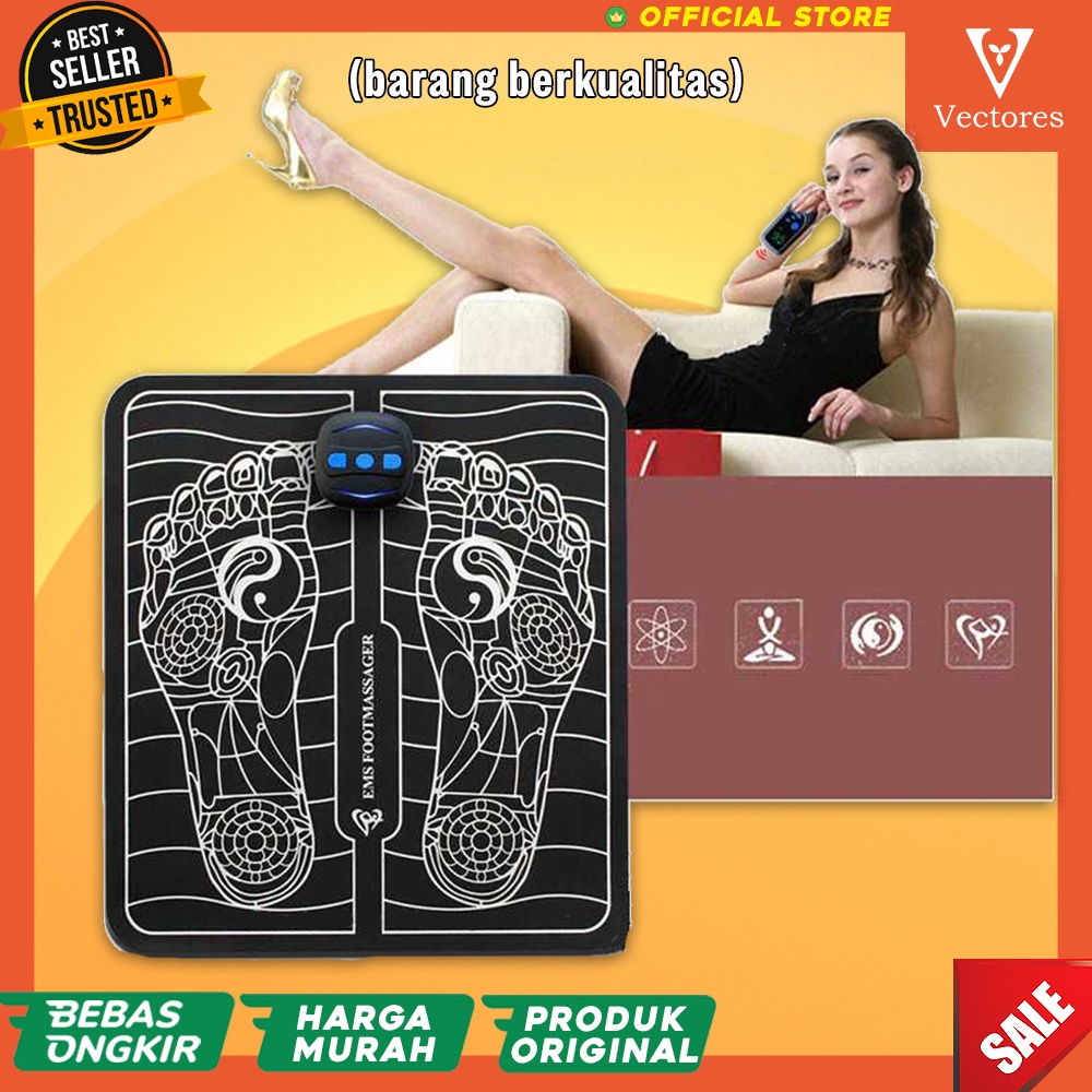 [ORIGINAL] Pemijat Kaki Elektrik Electric Pulse EMS Mat Alas Foot Therapy Massage Massager Alas Segala Jenis Penyakit Cure Terbaru Murah