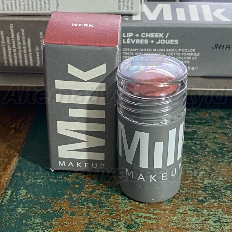 Jual Milk Makeup Lip and Cheek Cream Blush Stick Lip + Cheek Shopee