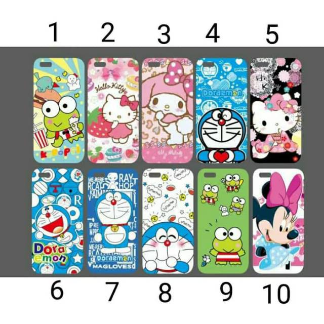 Case gambar Samsung A40 motif cewek doraemon soft softcase softshell silikon cover casing kesing housing