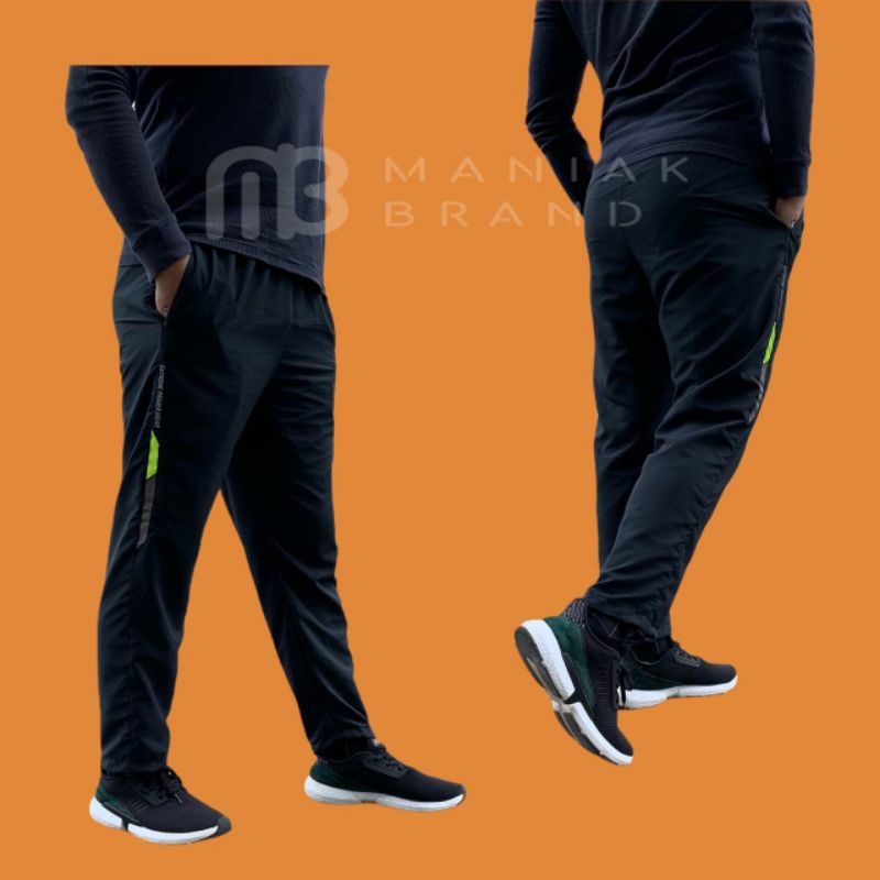 CELANA TRAINING PARASUT SPORT PRIA WANITA/BAWAHAN CELANA PANJANG OLAHRAGA RUNNING LARI COWOK CEWEK-1