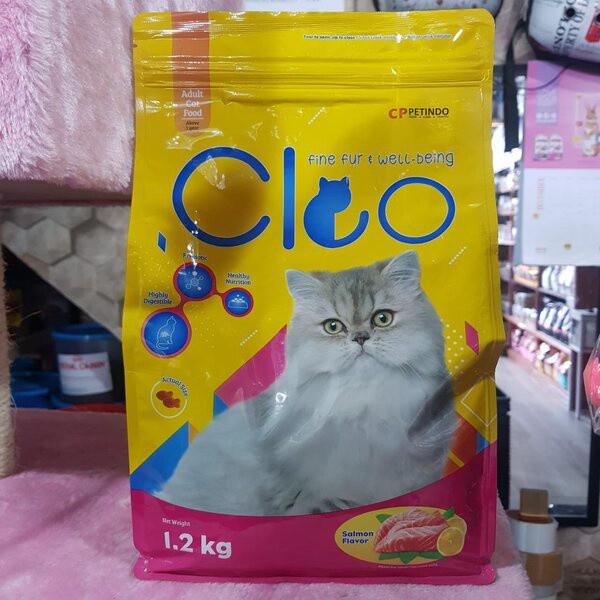 Cleo Salmon Adult 1.2kg 1.2 kg Makanan Kering Kucing Dewasa Cat Food