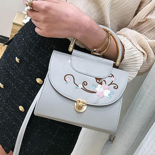 tas selempang bordir bunga cewek women sling bag flower motif (2C5) bta382