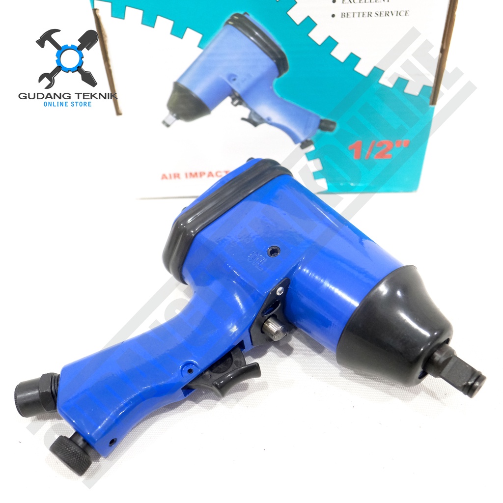 Air Impact Wrench 1/2&quot; WIPRO WP7404 / Alat Buka Pasang Baut Impact Wrench ANGIN 1/2 Inch WP 7404