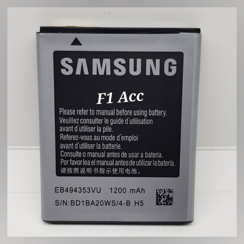 Baterai Samsung Galaxy Mini S5570 S5312 S5578 EB494353VU Batere S5312 ORIGINAL