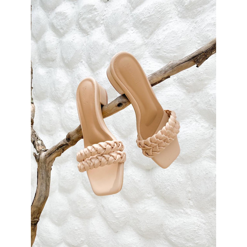 Radwah - Braid Leather Sandal - Sandal Wanita