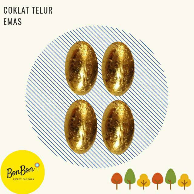 

Golden Egg Chocolate / Coklat Telur Emas / Cokelat Telor 250 Gram