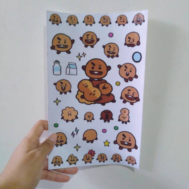 Jual Sticker Shooky Bt21 Shopee Indonesia