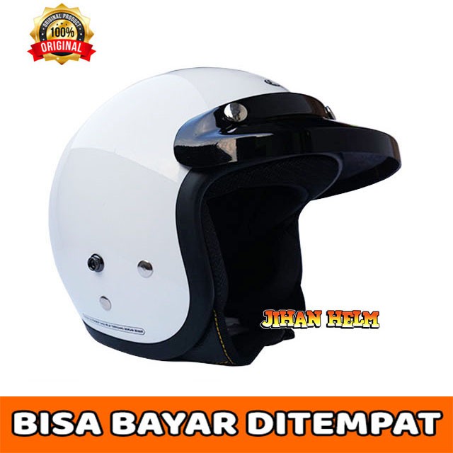 HELM CARGLOSS WHITE ORIGINAL TERBARU