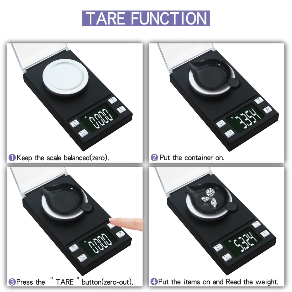 Timbangan Digital Emas Perhiasan Analitic 100gram 100 gram 100g Akurasi 0.001 gram