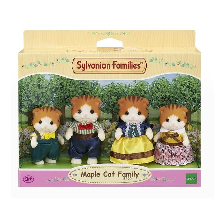 sylvanian families maple cat twins