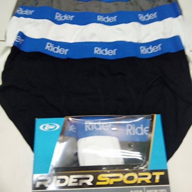 Isi 3 pcs CD  RIDER SPORT .R 333 B.100%katun