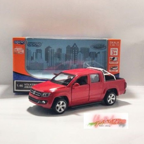 apolo msz diecast Volkswagen amarok merah