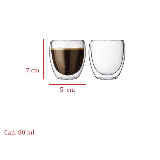 Double Wall Glass 80ml