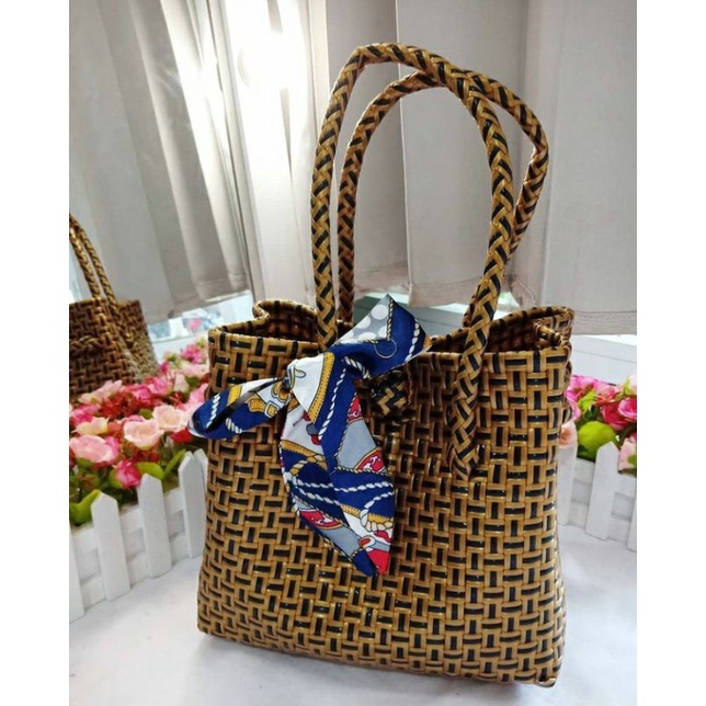 tas anyaman/jali jali/tote bag murah