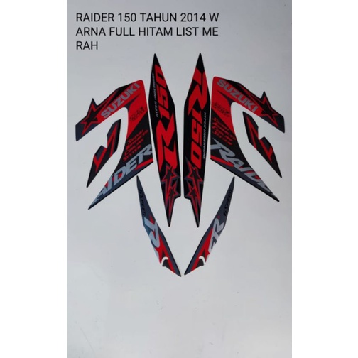 STRIPING SATRIA FU VARIASI 2013-2014