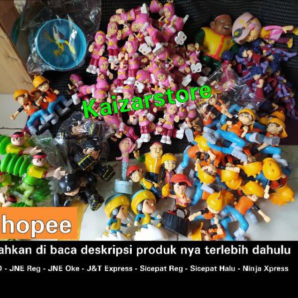 Grosir DGNF8 Mainan Boboiboy Galaxy Action Figure Chaki Kids Meal MCD Boboboy Yaya Gopal Ying Fang K