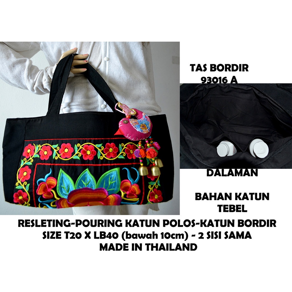 tas bordiran import/tas thailand/tas slempang/tas etnik/clutch/tas pingang/dompet/tote bag/top handl