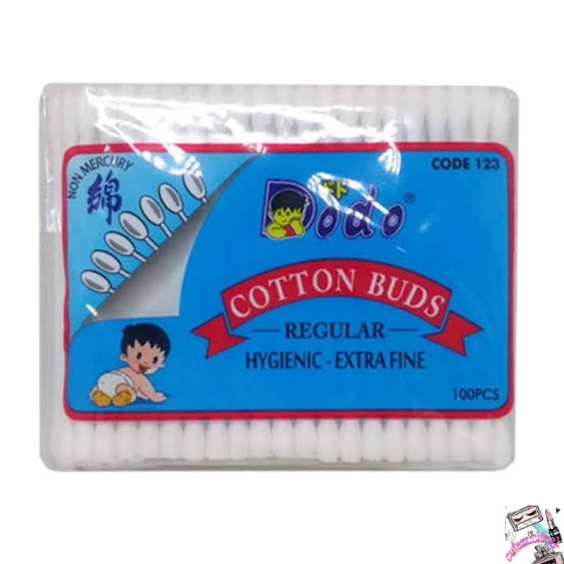 ☃️Cutezz_Ching1☃️Dodo Cotton Buds Reguler - Korek Kuping/Pembersih Telinga