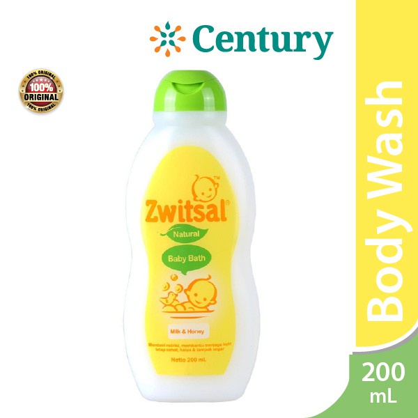 Jual Zwitsal Natural Baby Bath Milk & Honey 200 Ml / Sabun Bayi / Baby ...