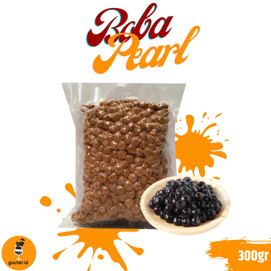 BOBA PEARL 300GR/ BUBBLE TAPIOKA PEARL / BOBA INSTAN / BOBA BROWN SUGAR / TAPIOCA PEARL / PEARL BOBA