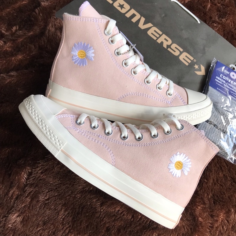 TERBARU CONVERSE 70S PEACE MINUS ONE HIGH (PEACH-PINK) PREMIUM