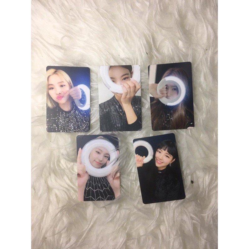 itzy official photocard lightring