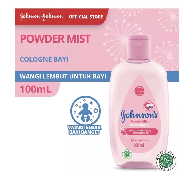 Johnson&amp;Johnson Cologne 100ml baby oil johnson 125ml