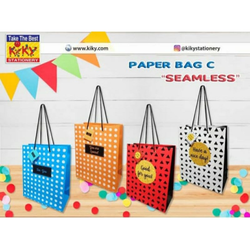 

PAPER GOODIE BAG KANTONG KERTAS KADO BESAR SEDANG