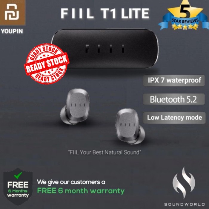 Limited - Original Fiil T1 Lite Tws Wireless Earphone