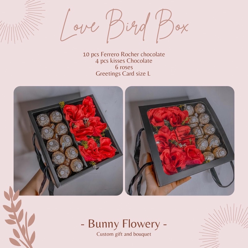 

VALENTINE GIFT | GIFT BOX | HADIAH VALENTINE | BIRTHDAY GIFT | HADIAH WISUDA | GRADUATION GIFT | HADIAH ANNIVERSARY | BOX BUNGA | MOTHERS DAY | HADIAH HARI IBU | HARI IBU | BUNGA COKLAT | FERRERO BOX GIFT