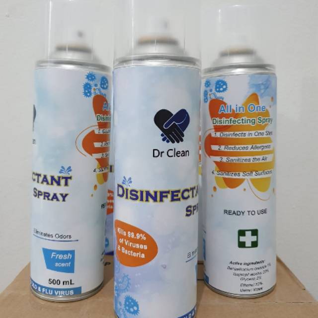 Disinfectant Spray 500ML Dr Clean Membersihkan virus dalam ruangan