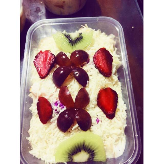 

Salad original toping keju