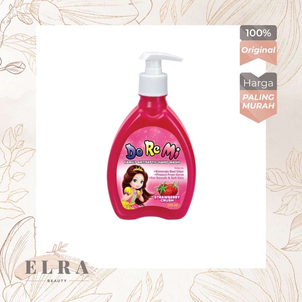 SABUN CUCI TANGAN ANAK DOREMI HAND WASH STRAWBERRY PUMP 225 ML