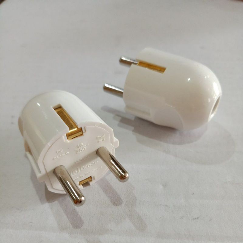 Steker Listrik Arde Broco Male Female