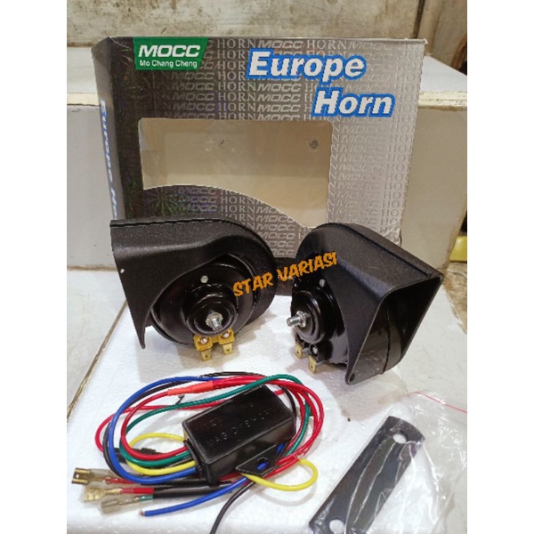 Klakson Europe Horn Motor Klakson Gema MOCC ECHO 18 Suara Klakson Motor Super Nyaring